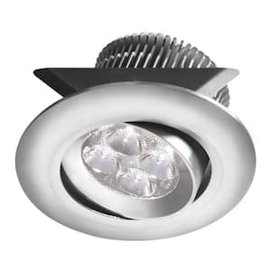 3 in. Recessed Lighting Pot Light New Construction or Remodel Integrated LED Silver Recessed Light Kits