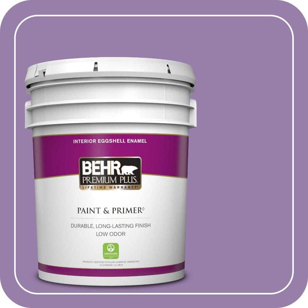 5 gal. #650B-6 Elite Wisteria Eggshell Enamel Low Odor Interior Paint & Primer price history on PriceWatchPro