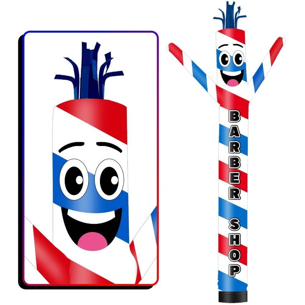 20 ft. Inflatable Tube Man Wacky Waving Barber Shop Air Dancer for Outdoor Advertising and Grand Opening price history on PriceWatchPro