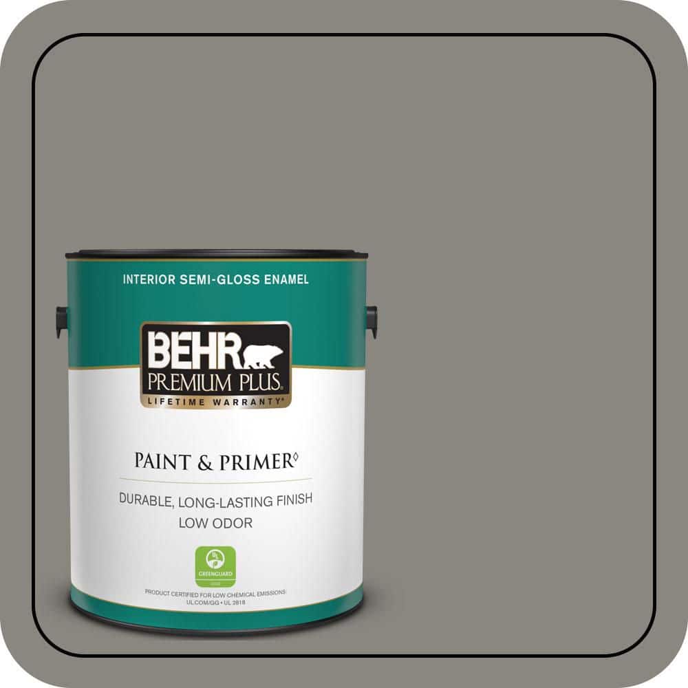 1 gal. Home Decorators Collection #HDC-NT-23 Wet Cement Semi-Gloss Enamel Low Odor Interior Paint & Primer price history on PriceWatchPro
