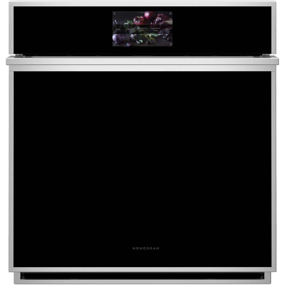 27 in. Smart Single Electric Wall Oven with Convection Self Cleaning in Stainless Steel