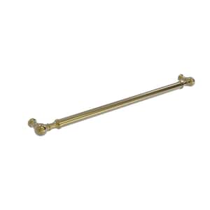 18 in. Center-to-Center Refrigerator Pull in Unlacquered Brass