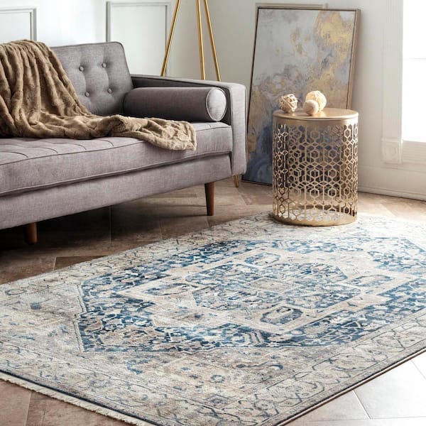 Hauteloom Bosphorus Area Rug - Clearance | Mosaic Medallion Rug - 5'3 x 7'3 Rectangle