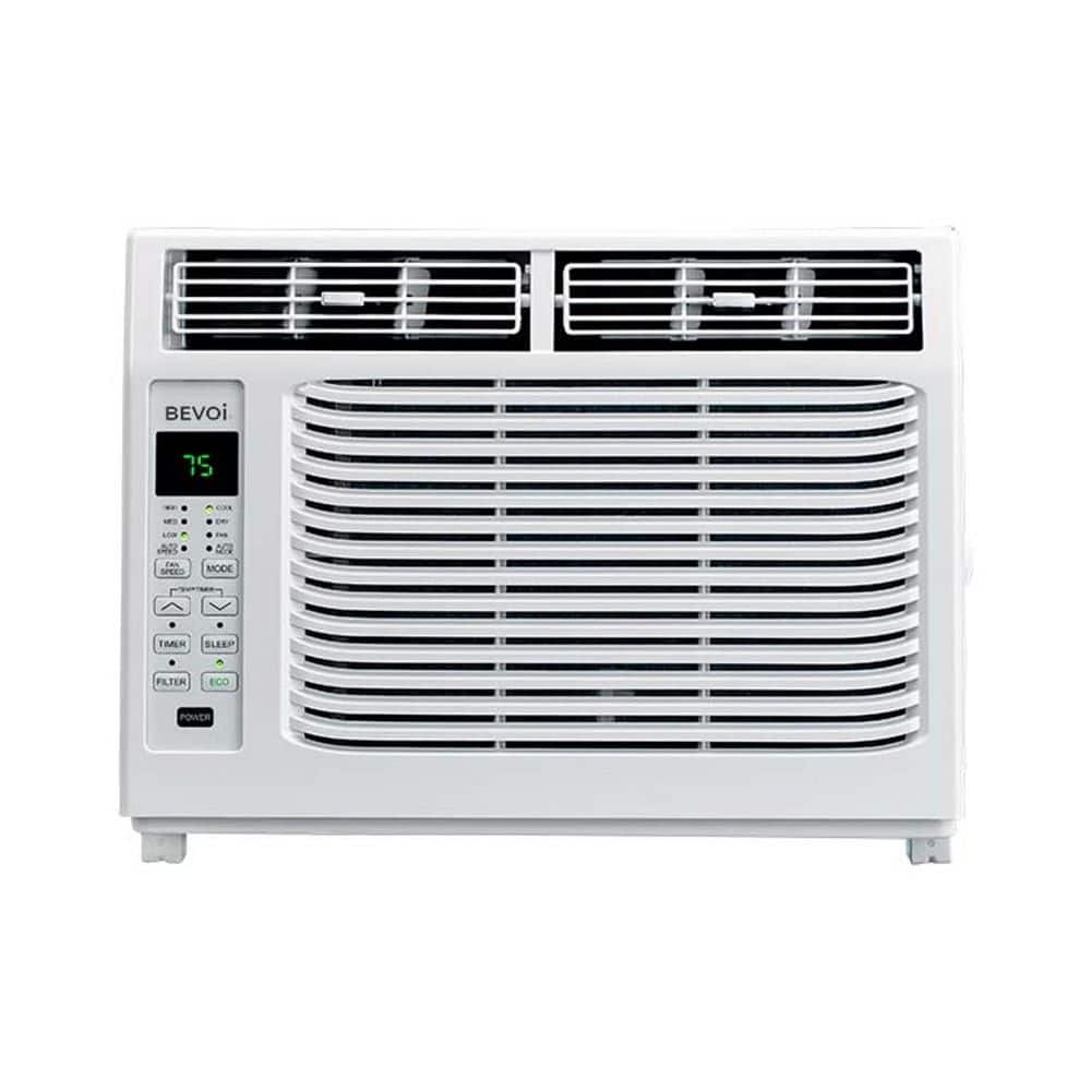 6,000 BTU 115V Window Air Conditioner Cools 250 Sq. Ft. with Remote Control