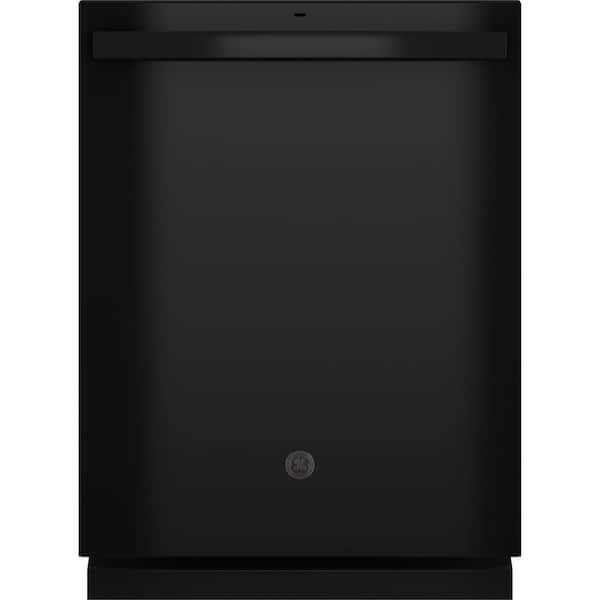GE 24 in. Built-In Tall Tub Top Control Black Dishwasher w