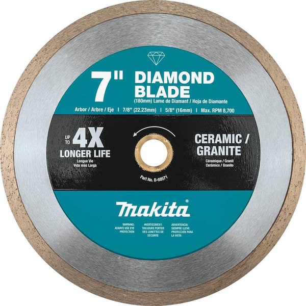 Makita 7 in. Continuous Rim Diamond Blade for General Purpose