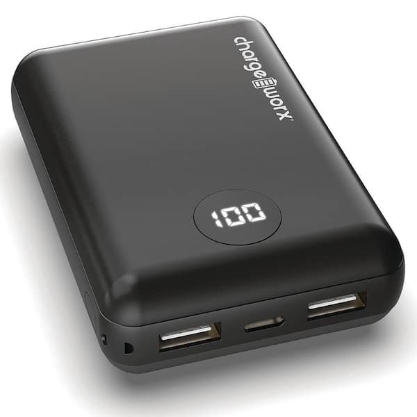 CHARGEWORX 10000MAH Triple USB Power Bank