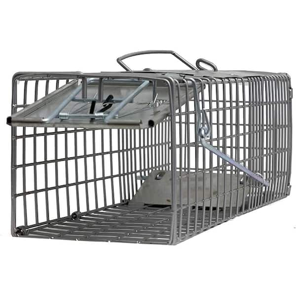 LifeSupplyUSA Small One Door (18x5x5) Catch Release Heavy-Duty Humane Cage  Live Animal Trap for Small Animals ER630 - The Home Depot