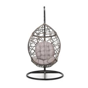 noble house carlan wicker swing chair