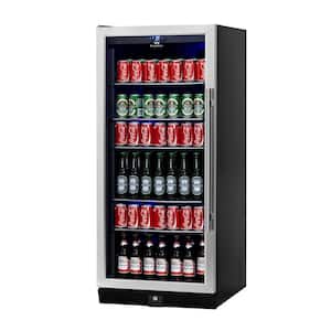 Single Zone 23.54 in. 300 (12 oz.) Stainless Steel Beverage Can Cooler