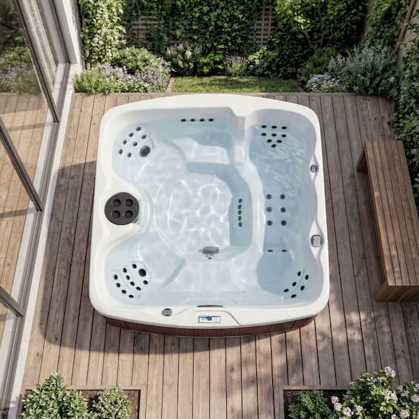 バリュテック・インターナショナル souchiyanpapa13個 Curacao LS550 Plus 5-Person 65-Jets Sea Salt/Espresso 230-Volt Hot Tub