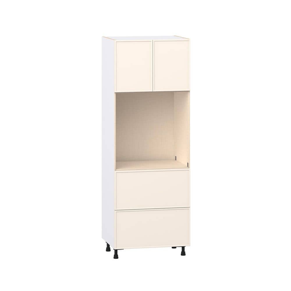 Fairview 30 in. W x 24 in. D x 84.5 in. H Assembled Slim Shaker Singe Oven Kitchen Cabinet in Washed Linen with Drawers price history on PriceWatchPro