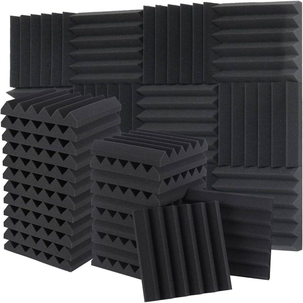 2in. T x 1ft. x 1ft. Black Sound Absorbing Panel High Density Foam 36-Pack price history on PriceWatchPro