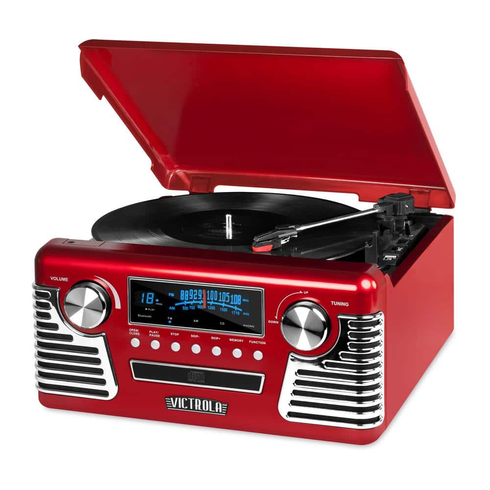 Amazon.com: Victrola 50's Retro Bluetooth Record Player