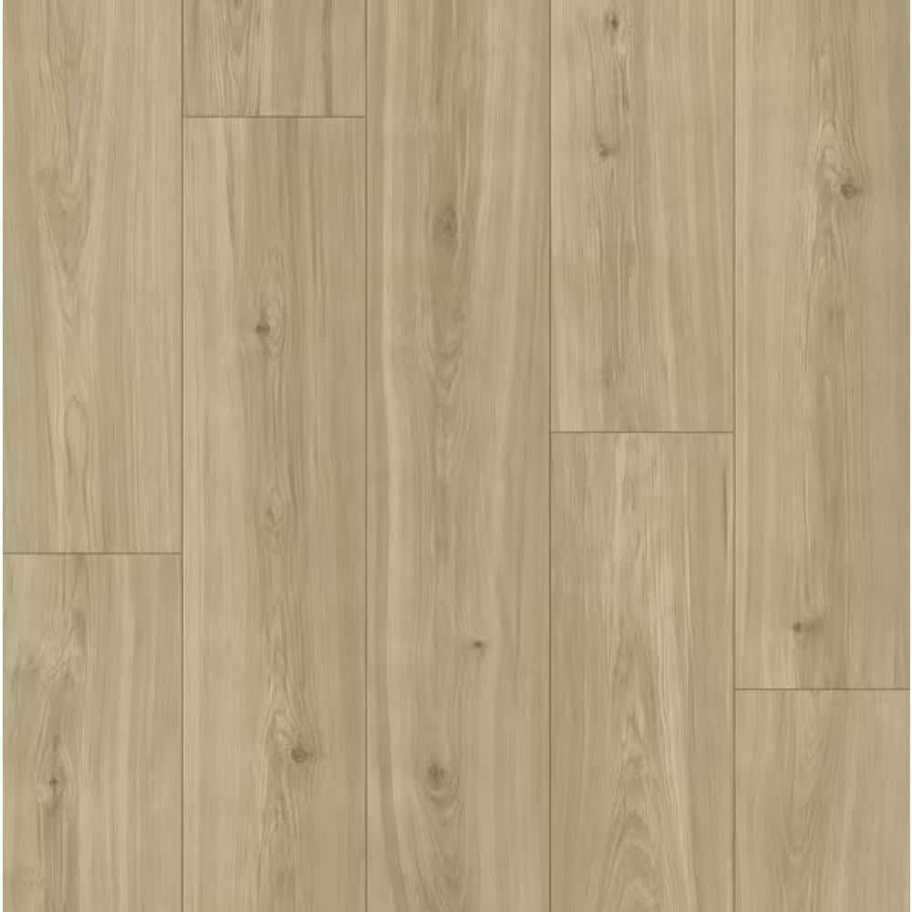Swiss Krono Take Home Sample - Holloway Hickory Waterproof Laminate Wood Flooring 7.5 in x 7 in, Light -  HDCWP01