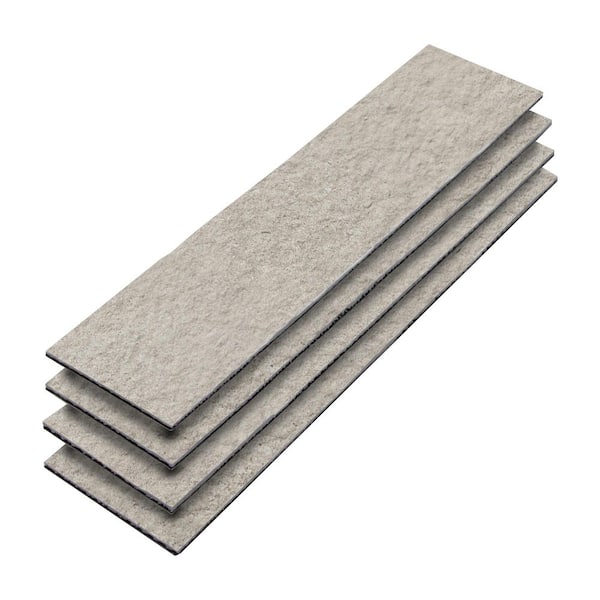 Subway Limestone 3 in. x 11.8 in. MCM Flexible Stone 3D Textured Peel and Stick Backsplash Wall Tile (40-Pack)