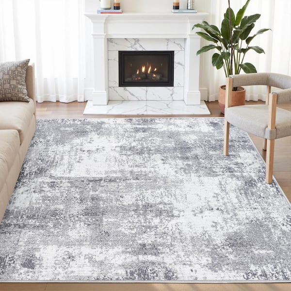 Claude Gray 6 ft. x 9 ft. Modern Abstract Area Rug
