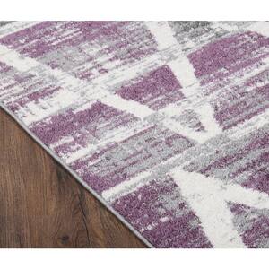 Oakleigh Purple 4 ft. x 6 ft. Area Rug