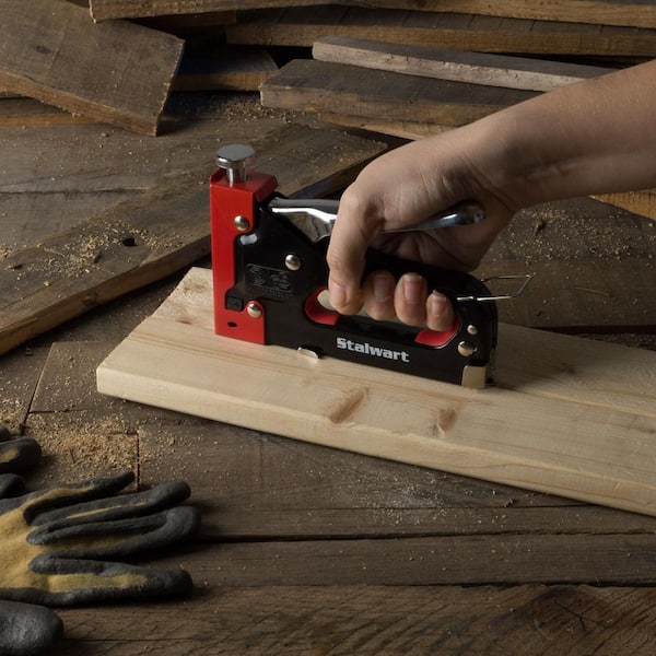 Staple Gun for Wood Heavy Duty - TREK TOOLBOX 3 Functions in 1 Upholstery  Staple Gun - Fabric Paper Wall & Wire Stapler - Staple Gun for Crafts 