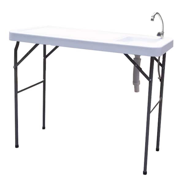 Outdoor Fish and Game Cutting Cleaning Table with Sink and Faucet GM-125 -  The Home Depot