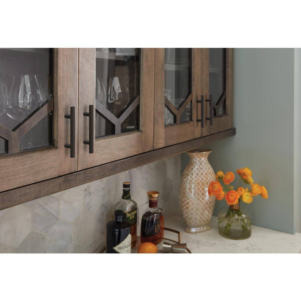 Oil-Rubbed Bronze 3-Inch Modern Cabinet Pull with Mounting Hardware