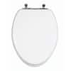 TOPSEAT TinyHiney Potty Round Toilet Seat, Adult/Child, w/Chromed Metal  Hinges (White) - Bed And Bath Products 