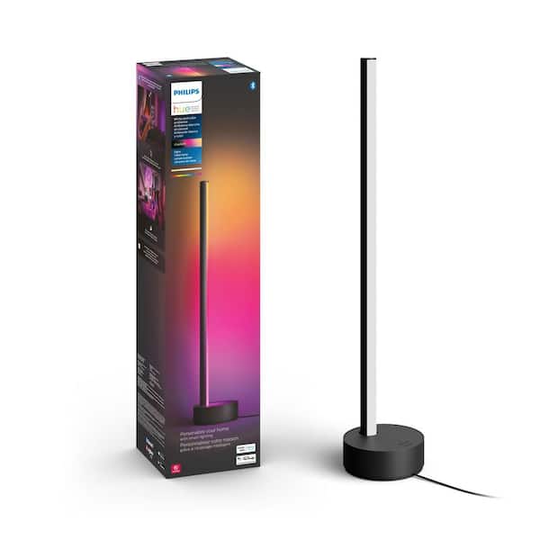 Philips Hue Gradient Signe Black Table Lamp 569095 - The Home Depot
