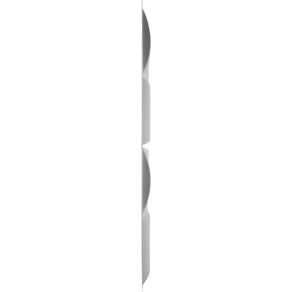 White Textured 3D PVC Wall Panels, 19 5/8" x 19 5/8", 50-Pack
