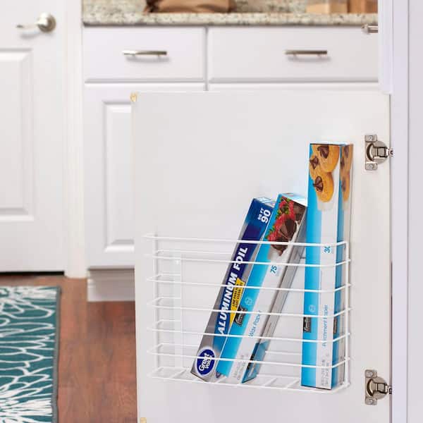 Single Adhesive No-drilling Paper Towel Holder, Kitchen Adhesive  No-drilling Cling Film Holder, Wall Mount Storage Organizer