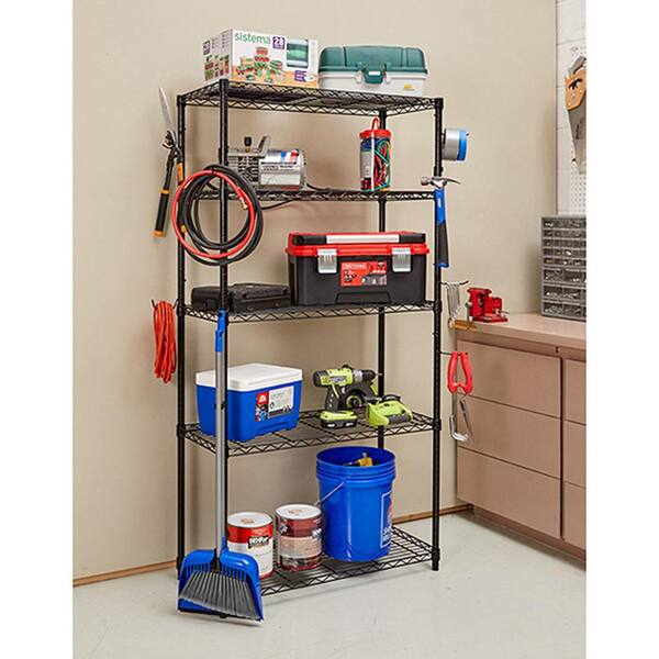  Shelving Inc. J-Hook for Wire Shelving - 5 Pack : Home & Kitchen