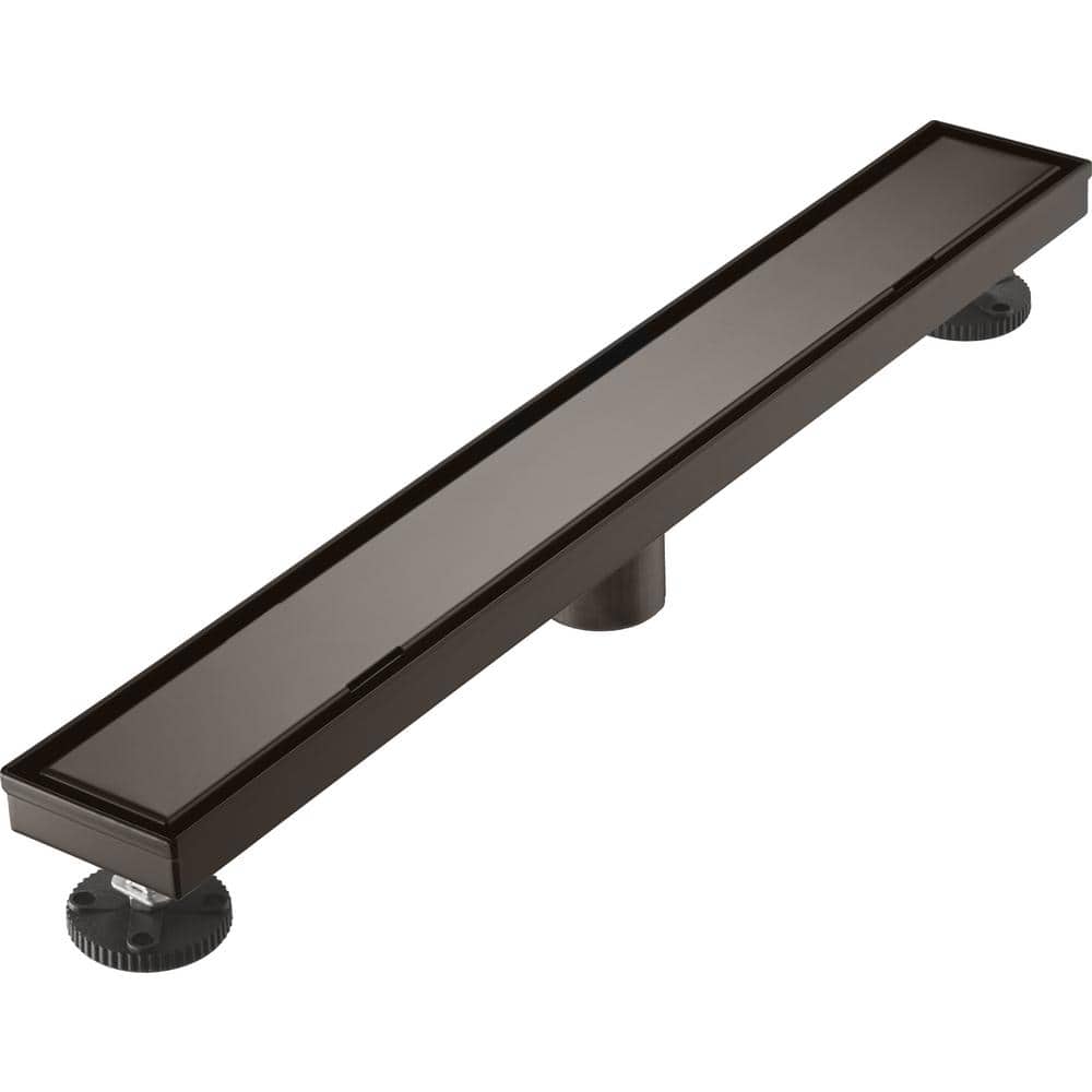 Elegante Drain Collection 30 in. Linear Stainless Steel Shower Drain