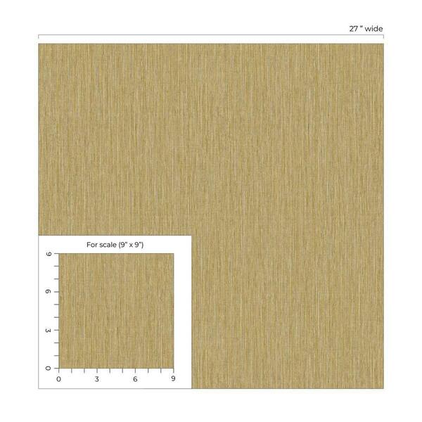 Seabrook Designs 60.75 sq. ft. Antique Gold Vertical Stria