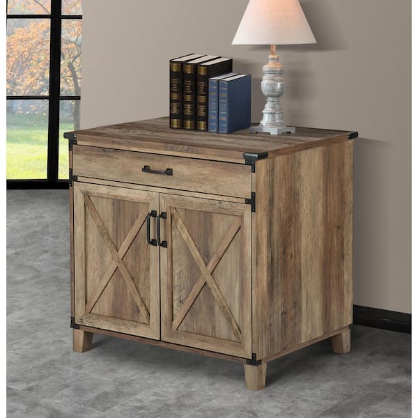 Unbranded Oxford Rustic Wood Accent Credenza