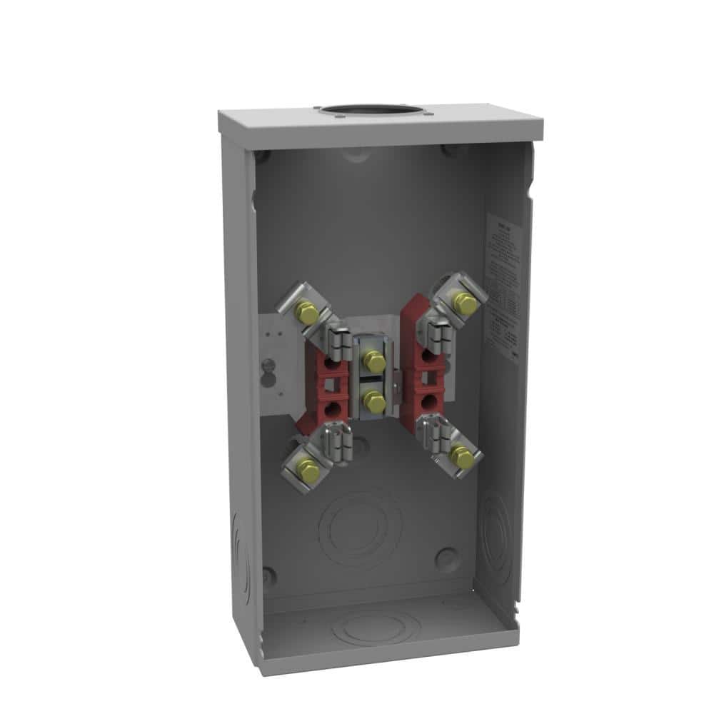 Milbank 200 Amp 4 Terminal Ring Type Overhead Meter Socket R7017RLTG