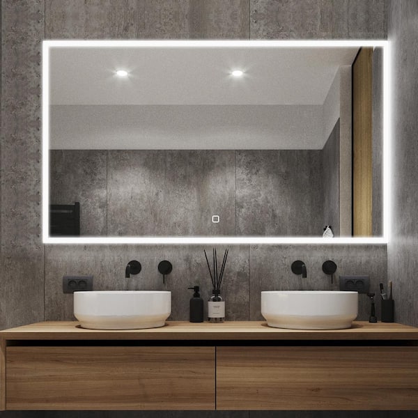 Bathroom Vanity Mirror, Large Mirror For 60 Inch Vanity