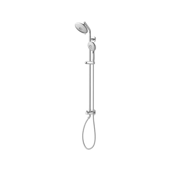 Spectra Versa 4-Spray Round 36 in. Shower System Kit with Hand Shower 1.8 GPM in Polished Chrome