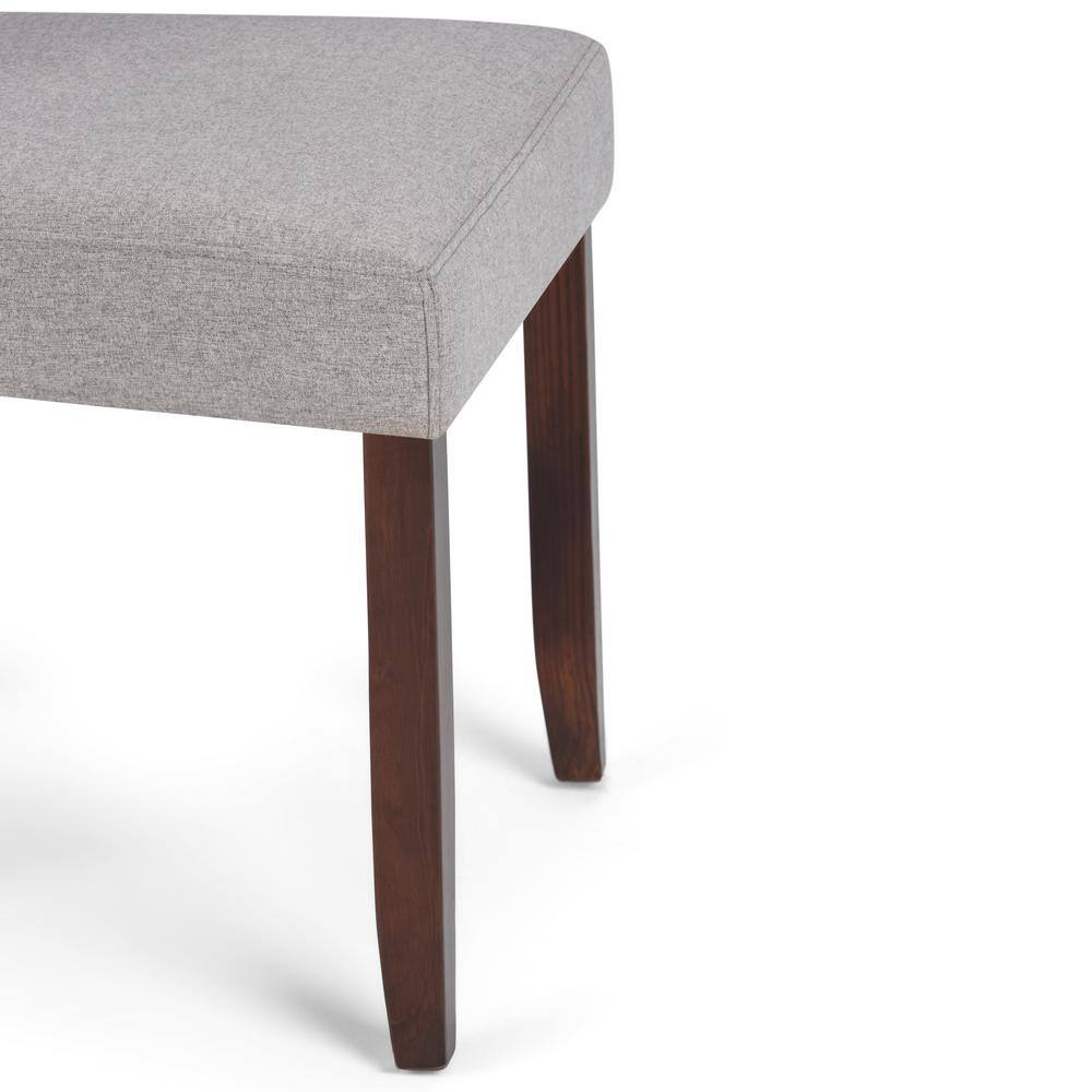 Cloud Grey Linen Upholstered Parsons Side Chair Set