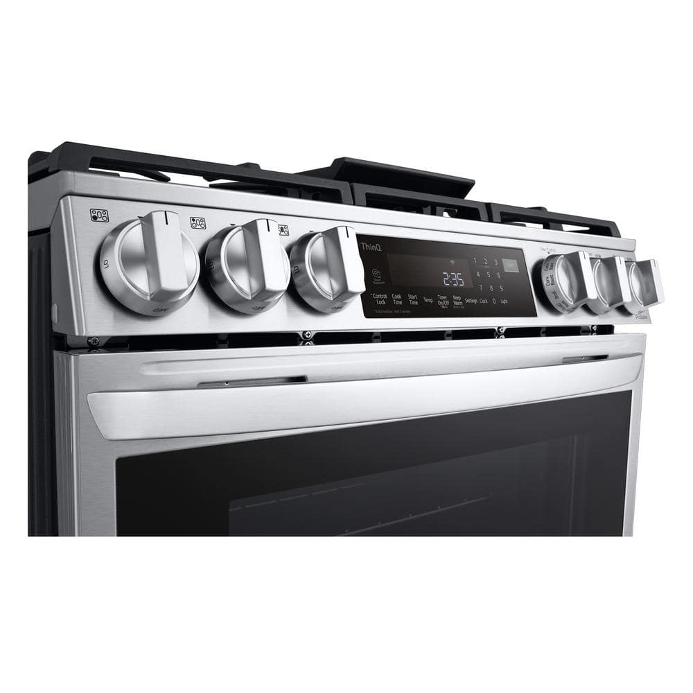 LG 30" Stainless Steel Gas Range with Convection and Air Fry