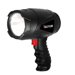 400 Lumen Handheld LED Spotlight, 4 AA Batteries Included