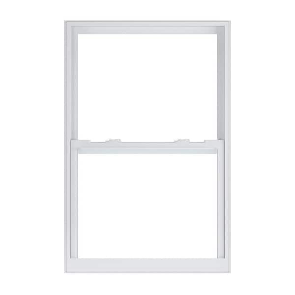 American Craftsman 30 in. x 46 in. 70 Series White Single Hung Low-E Argon SC Glass Vinyl Impact FL Flange Window, Screen Incl