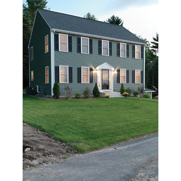 Take Home Sample Dimensions Double 4.5 in. x 24 in. Dutch Lap Vinyl Siding in Wicker