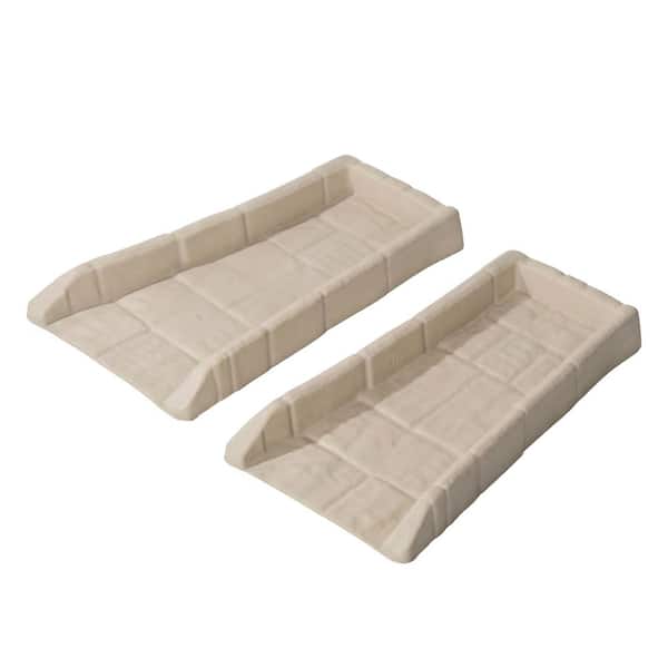 Gardenised Rain Gutter Downspout Splash Block Splash Guard Drain Tray ...