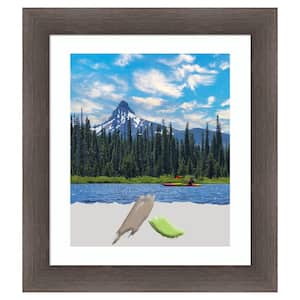 Hardwood Chocolate Wood Picture Frame Opening Size 20x24 in. (Matted To 16x20 in.)