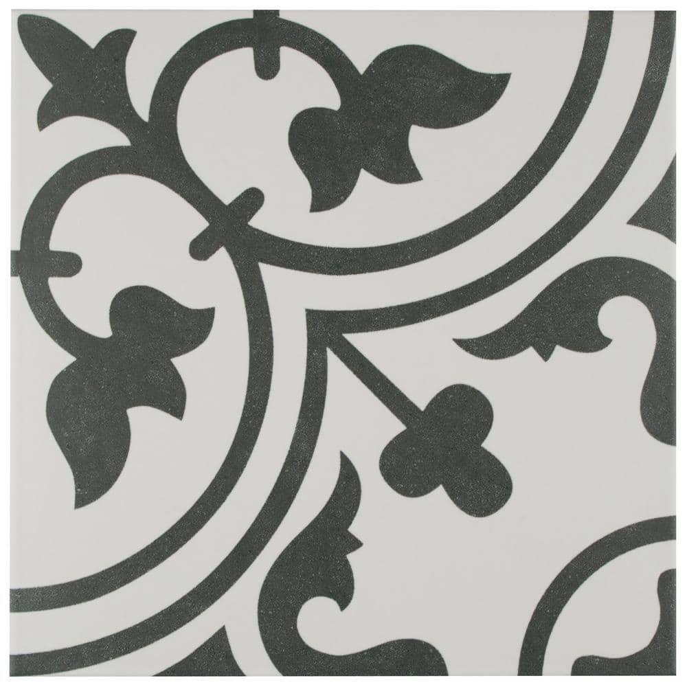 Arte White 9-3/4 in. x 9-3/4 in. Porcelain Floor and Wall Take Home Tile Sample price history on PriceWatchPro
