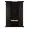 Home Decorators Collection Royce Solid Black 60 in. W Hall Tree ...