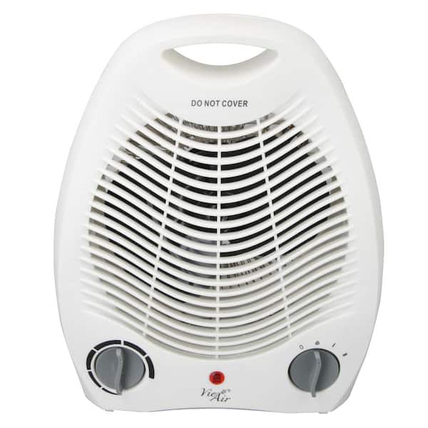BLACK+DECKER Up to 1500-Watt Fan Compact Personal Indoor Electric Space  Heater with Thermostat in the Electric Space Heaters department at