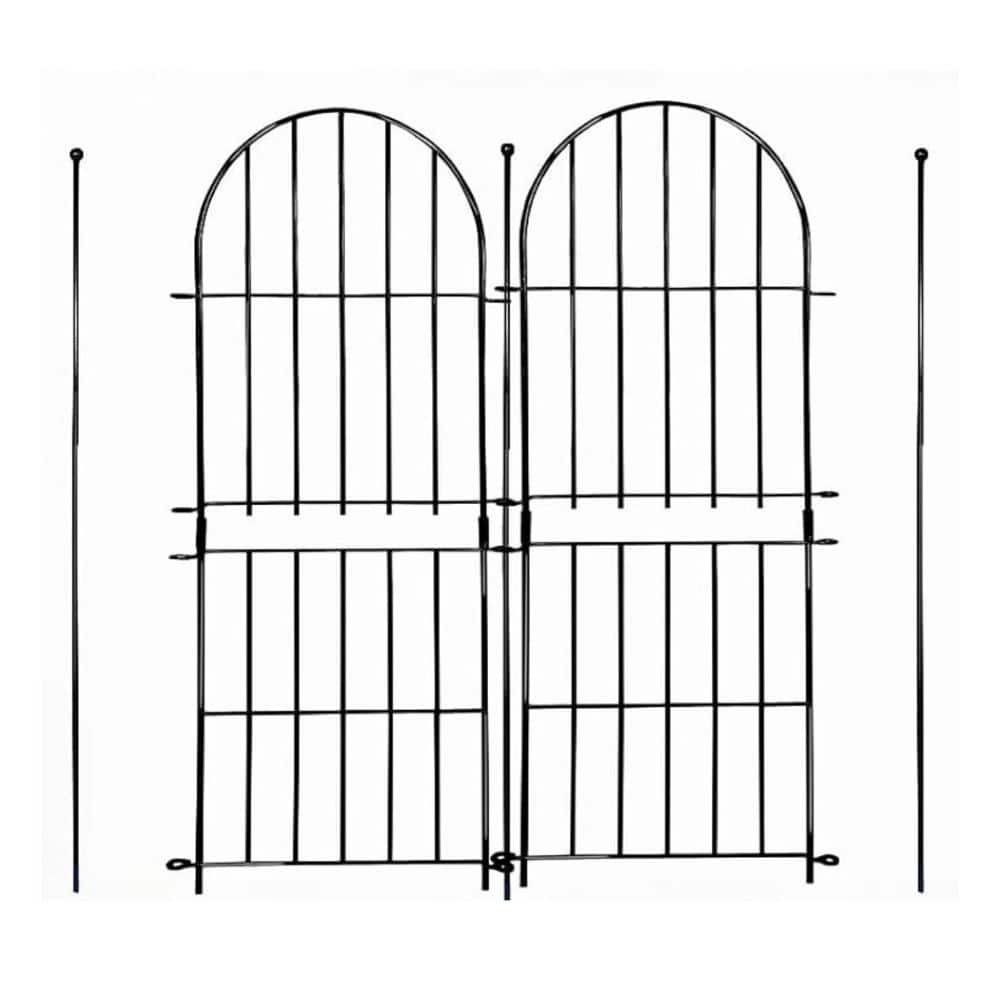 31 in. Metal Decorative Garden Fence Arched Flower Bed Edging No Dig Animal Barrier Wire Border Panel, 10 Pack price history on PriceWatchPro