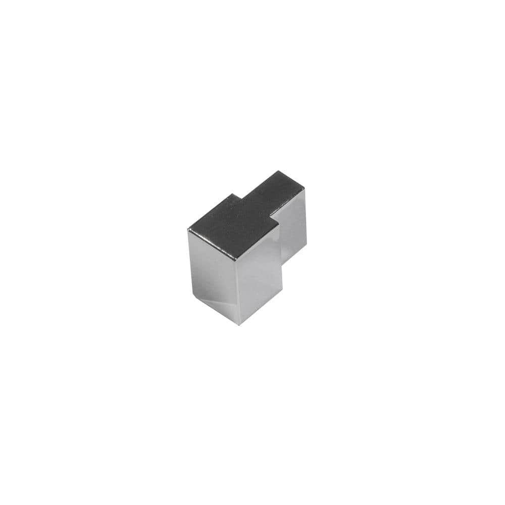 Duraplus 0 in. D x 0.32 in. W x 0 in. L Corner Brass Chrome Silver Molding and Transition Trim price history on PriceWatchPro