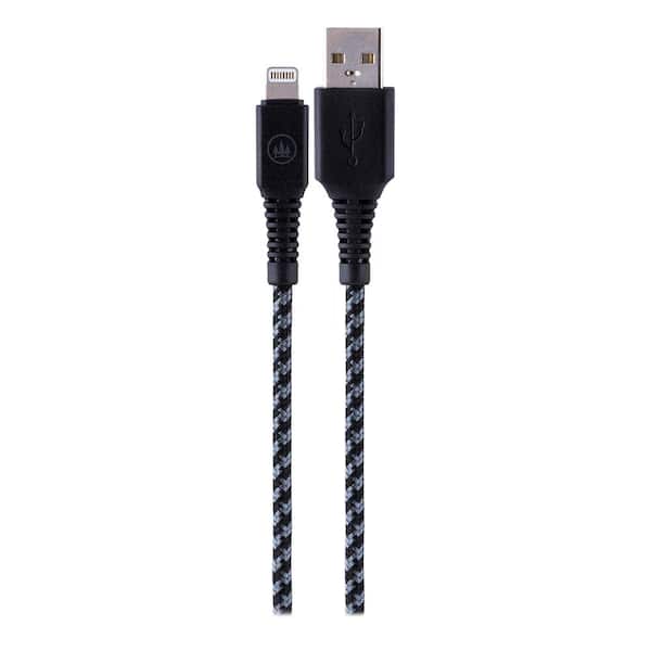 Peave uit angst EcoSurvivor 8 ft. Durable Braided Standard USB to Lightning Charging Cable  44849-TS1 - The Home Depot