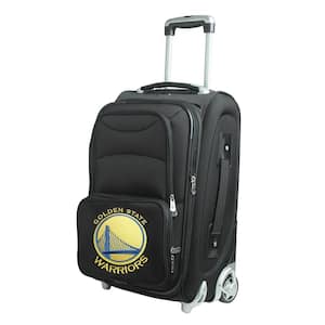 NBA Golden State Warriors 21 in. Black Carry-On Rolling Softside Suitcase